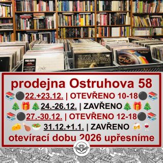 UŽ JEN V PRODEJNĚ 🌲Poslední dva víkendy venku byly opravdový nářez!🙏Děkujeme za přízeň knihám, gramodeskám, děkujeme za...